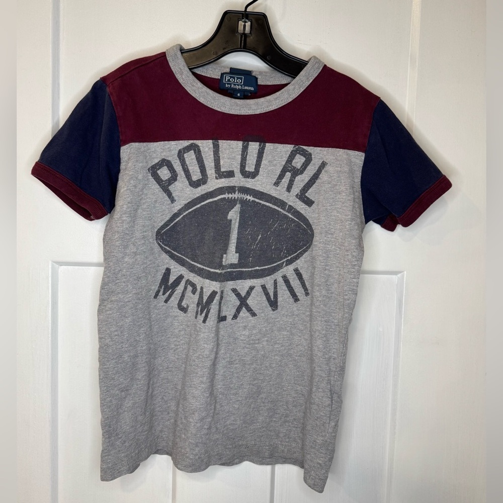 Vintage Polo by Ralph Lauren kids T-Shirt Sz small or size 6 F1.2